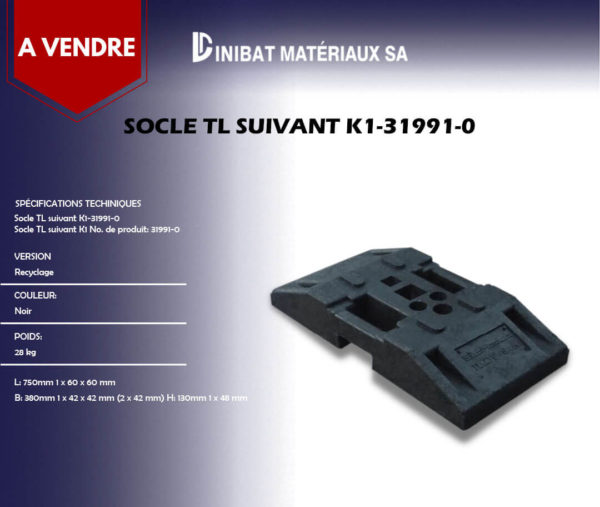 SOCLE TL SUIVANT K1-31991-0 – Image 2